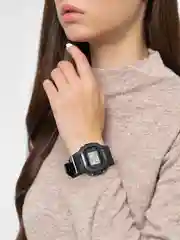 Черный часы наручные спортивные, водонепроницаемые, электронные