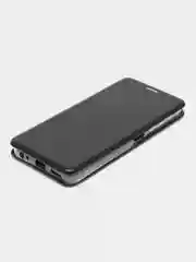 Черный чехол-книжка для Tecno Spark  10 / 10C , Техно Спарк 10 / 10С