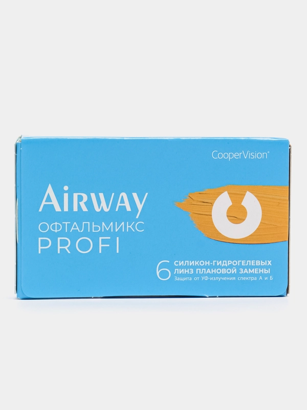 Контактные линзы Airway Profi, 6 шт, на месяц