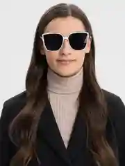 Белый солнцезащитные женские очки