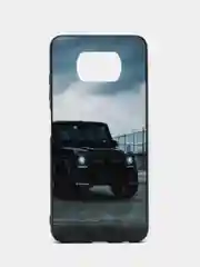 Тёмно-коричневый чехол c рисунком на Xiaomi Poco X3 Pro и Poco X3 NFC (Сяоми Поко Х3 Про и Поко Х3 НФС)