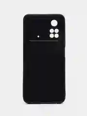 Тёмно-коричневый чехол с ярким рисунком/принтом на Xiaomi Poco M4 Pro 4G 6,43" (Сяоми Поко М4 Про 4G 6.43")