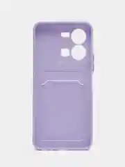 Лавандовый силиконовый чехол Vivo Y35 4G 2022 (Виво у35 4Г 2022), прозрачный
