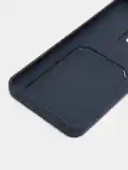 Темно-синий силиконовый чехол Vivo Y35 4G 2022 (Виво у35 4Г 2022), прозрачный