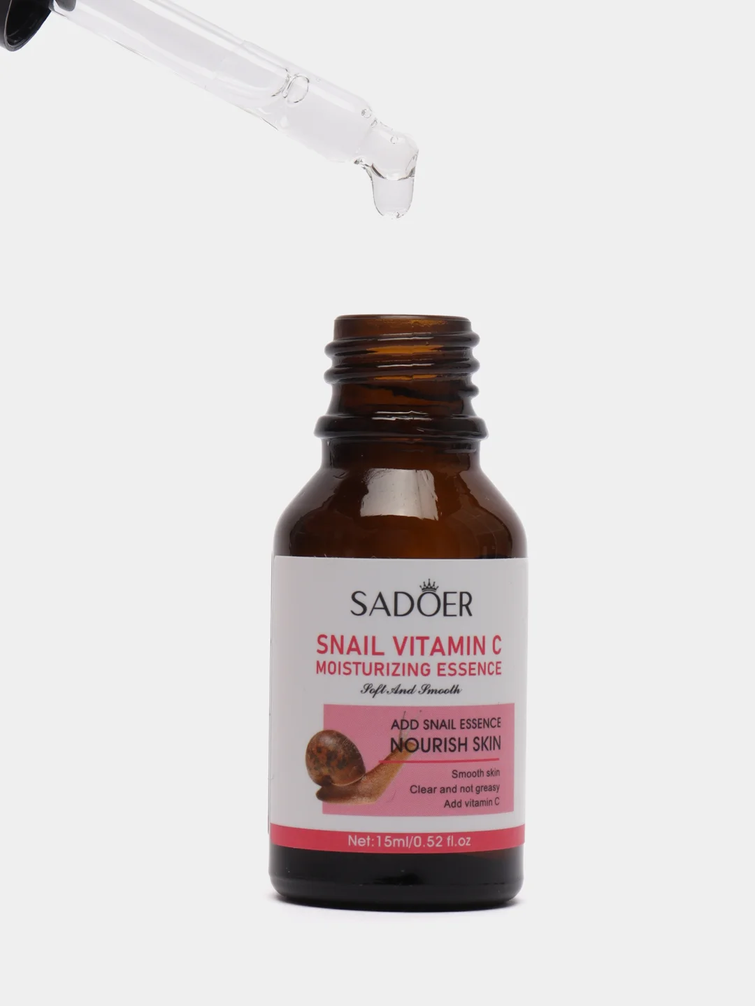 Сыворотка для лица, с муцином улитки, Sadoer, 15 мл