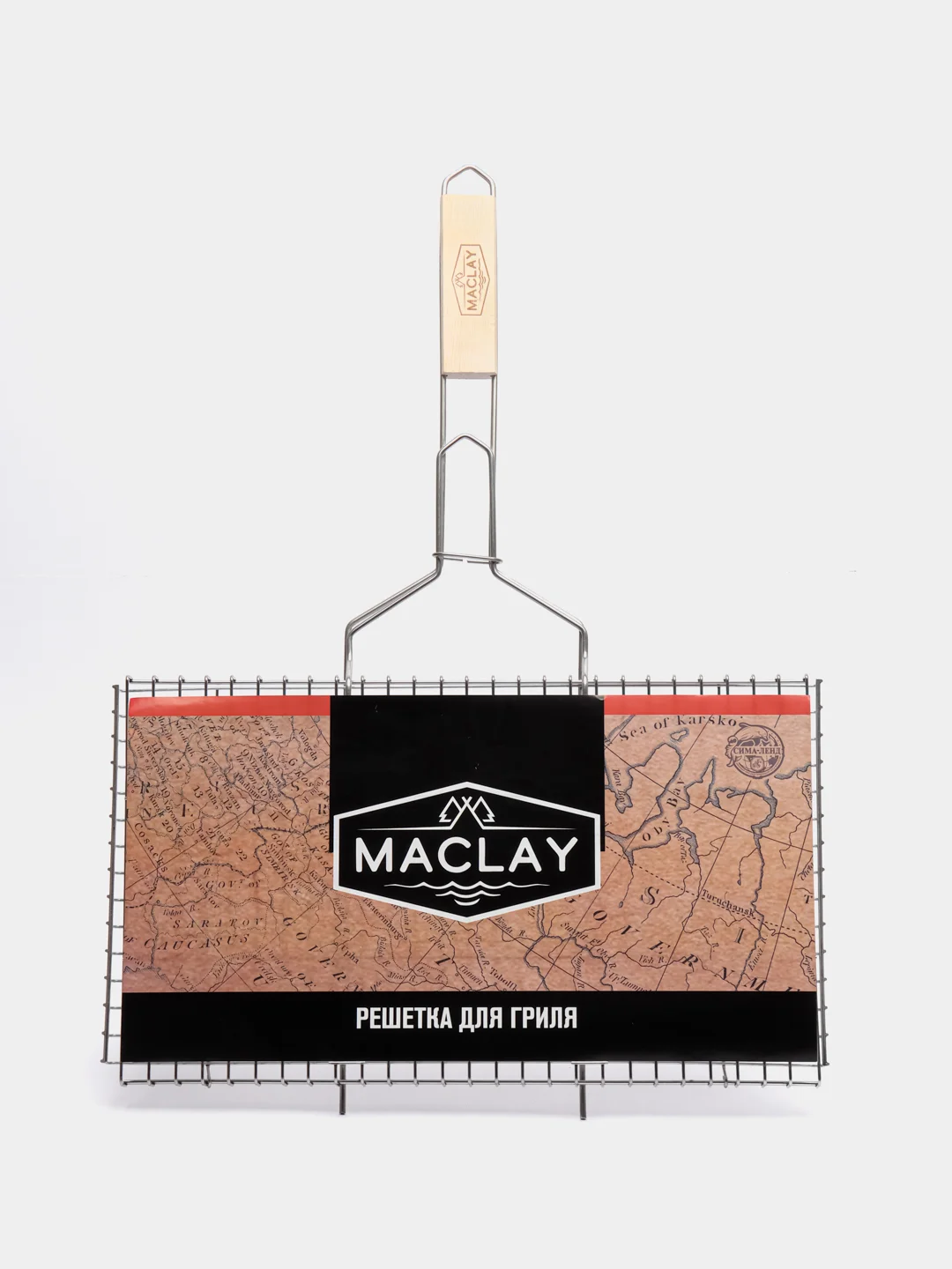 Решётка-гриль универсальная Maclay, хромированная сталь, размер 45 х 26 х 2 см