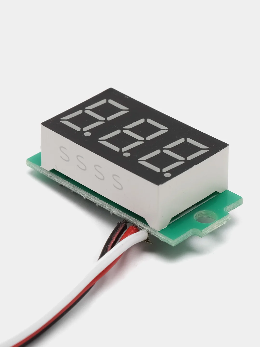 Красный вольтметр 0.36" для Ардуино (Arduino) белый, красный, желтый, зеленый, синий