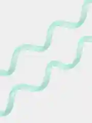 Бирюзовый резинка-пружинка для волос, силиконовая