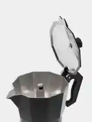 Черный кофеварка гейзерная, 150 мл