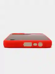 Красный чехол для Realme C21Y, полупрозрачный, пластиковый, матовый Реалми C21Y
