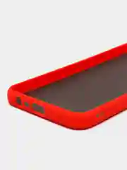 Красный чехол для Realme C21Y, полупрозрачный, пластиковый, матовый Реалми C21Y
