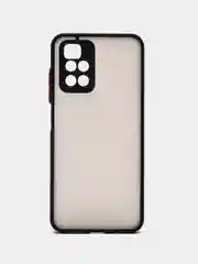 Черный чехол для Xiaomi Redmi 10 4G, полупрозрачный, силиконовый, матовый, Редми 10