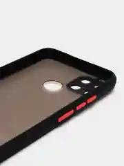 Красный чехол для Realme C21Y, полупрозрачный, пластиковый, матовый Реалми C21Y