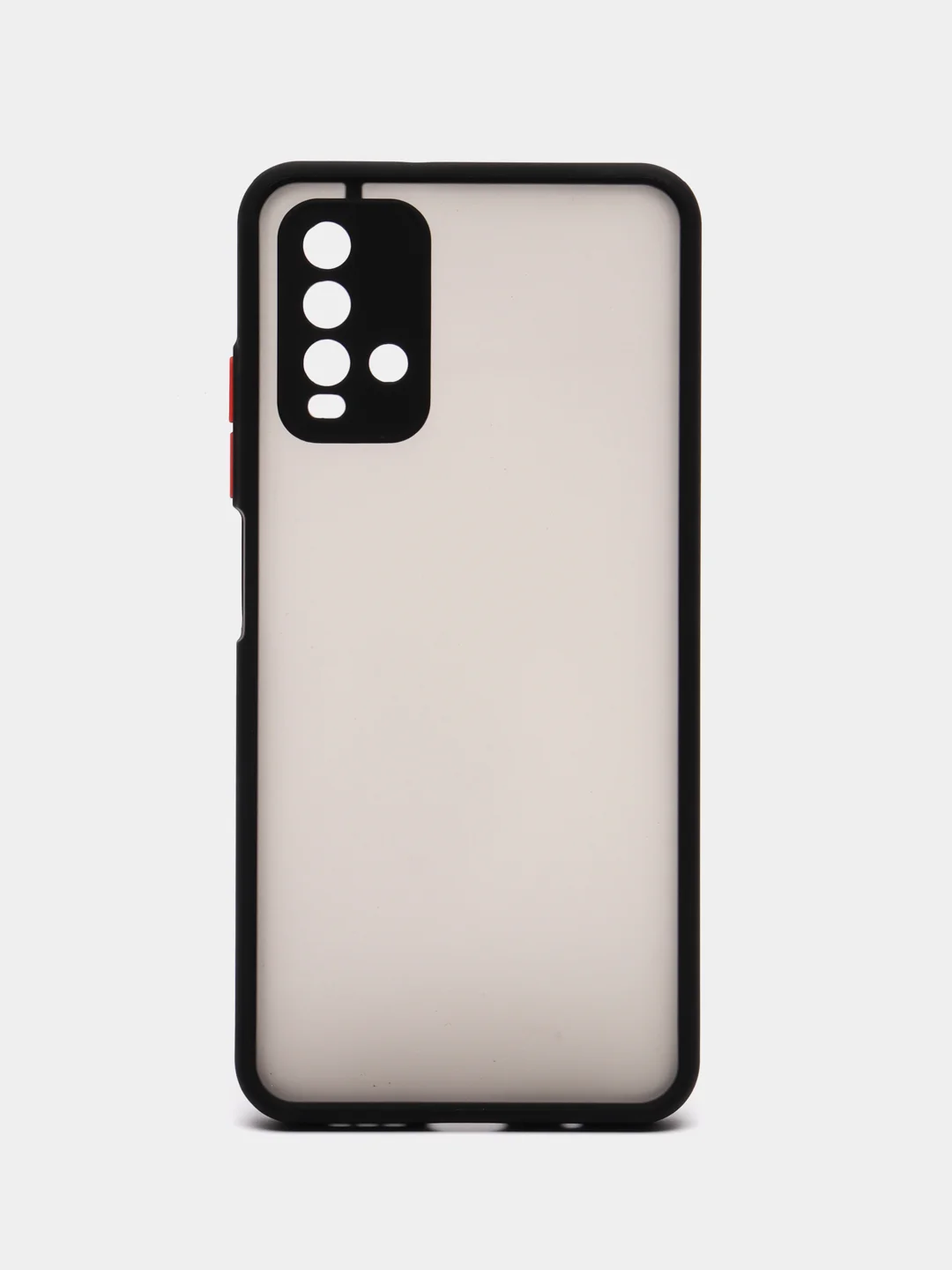 Черный чехол для Xiaomi Redmi 9T, (Note 9T Asia) полупрозрачный, пластиковый Редми 9Т