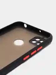 Красный чехол для Xiaomi Redmi 10A, полупрозрачный, Редми 10А