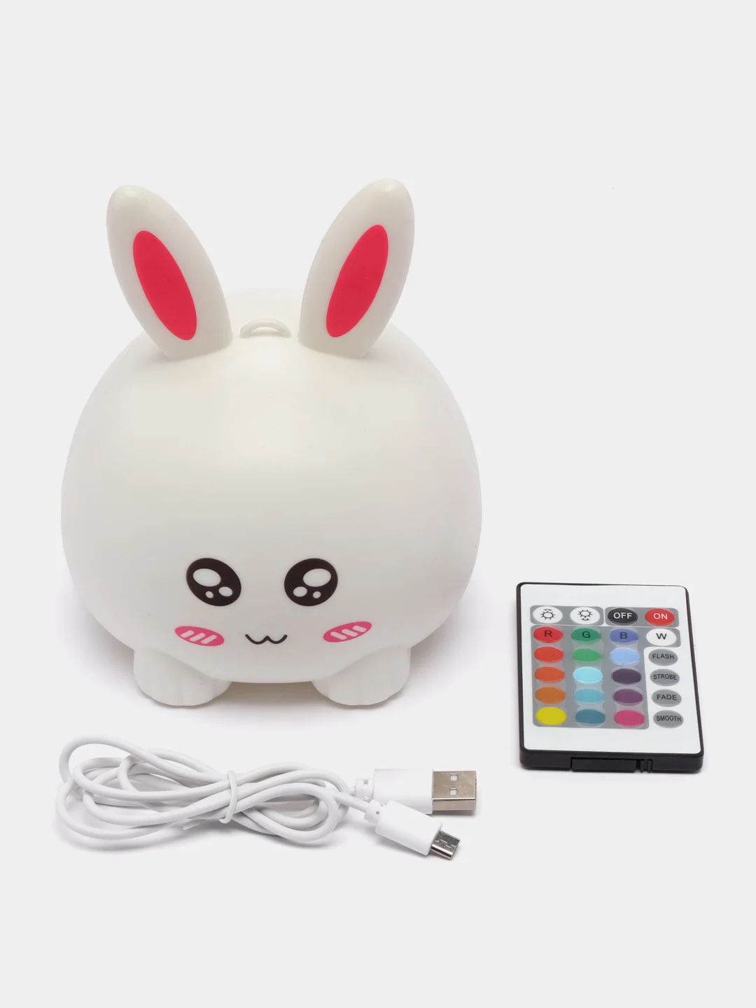 Кремовый ночник светильник USB Silicone lamp силиконовый