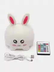 Кремовый ночник светильник USB Silicone lamp силиконовый