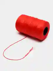 Красный 400 м, нить веревка крученая двухпрядная ПП, 100 х 2 х 2, 100% пропилен