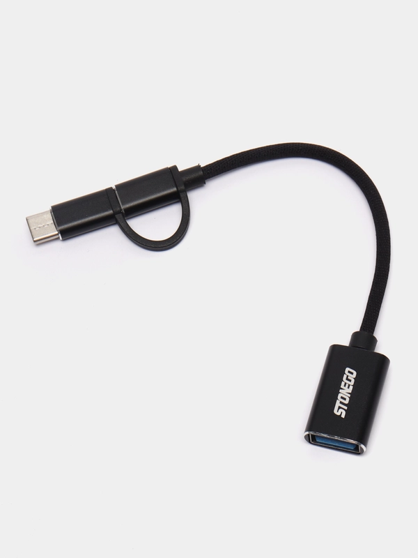 Кабель-адаптер, 2 в 1, переходник USB 3.0 к Micro USB, Type-C