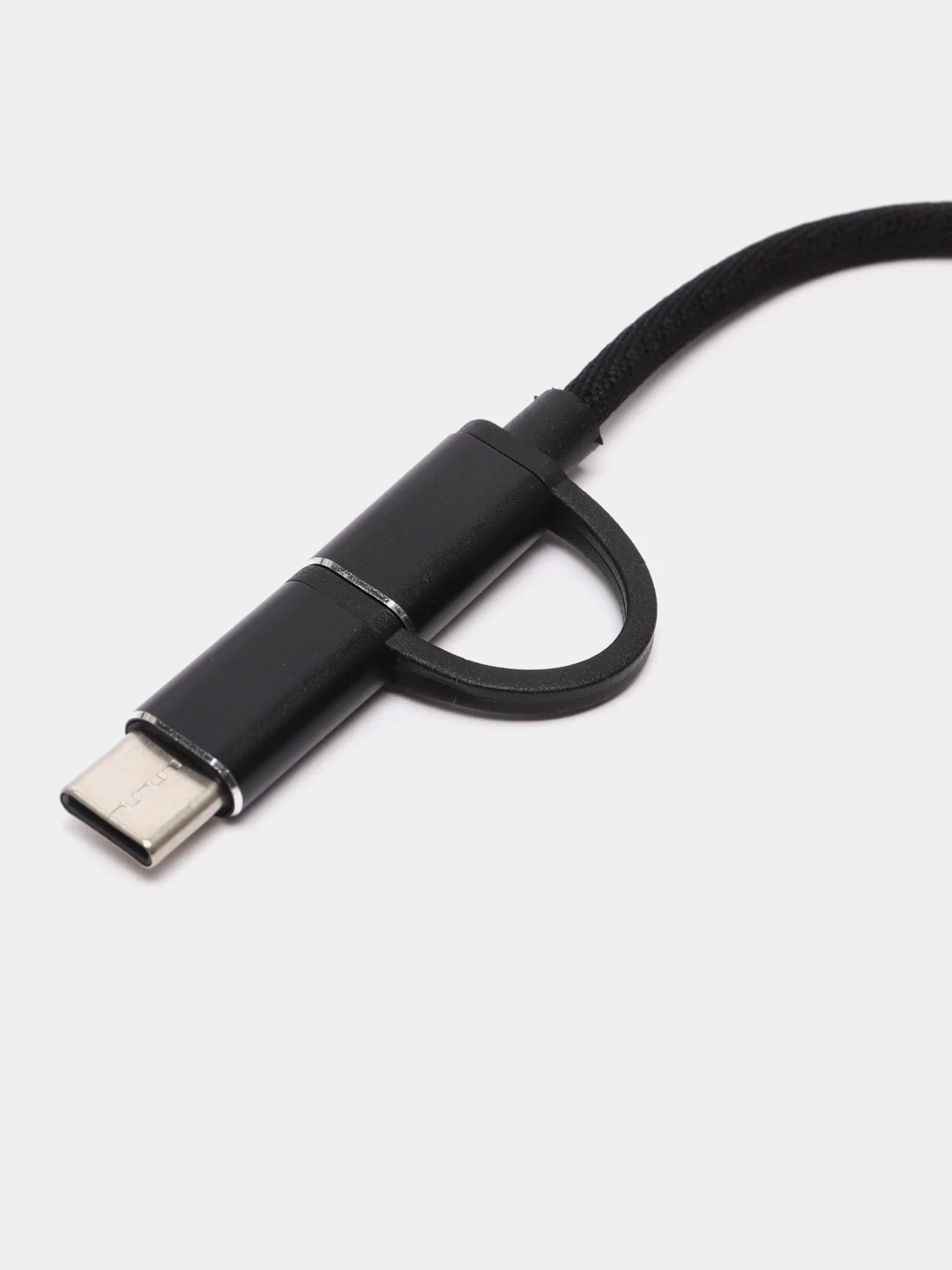 Черный кабель-адаптер, 2 в 1, переходник USB 3.0 к Micro USB, Type-C