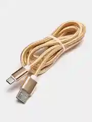 Золотой 2 метра, 1,78, 2,7, Кабель на тайпси (Type-C)/iPhone Lightning/Micro/USB провод, зарядник
