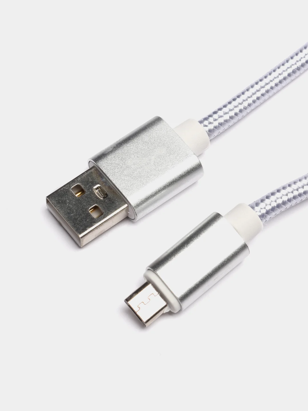 Серебряный 2 метра, 1,78, 2,7, Кабель на тайпси (Type-C)/iPhone Lightning/Micro/USB провод, зарядник