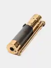 Черный зажигалка газовая, автогенка "Кристалл"