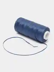 Темно-синий вощеная нить для кожи, 50м, нитка 0.8 мм