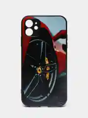 Красный чехол с рисунком на Apple iPhone 11 (Айфон 11)