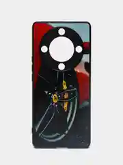 Красный чехол с рисунком на Honor X9a (Хонор Х9а)