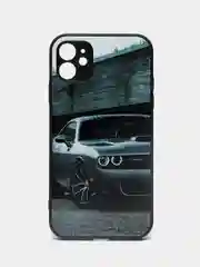 Серый металлик чехол с рисунком на Apple iPhone 11 (Айфон 11)