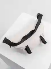 Белый сумка на плечо, сумка на пояс, бананка с карманом, поясная сумка, сумка дорожная, унисекс