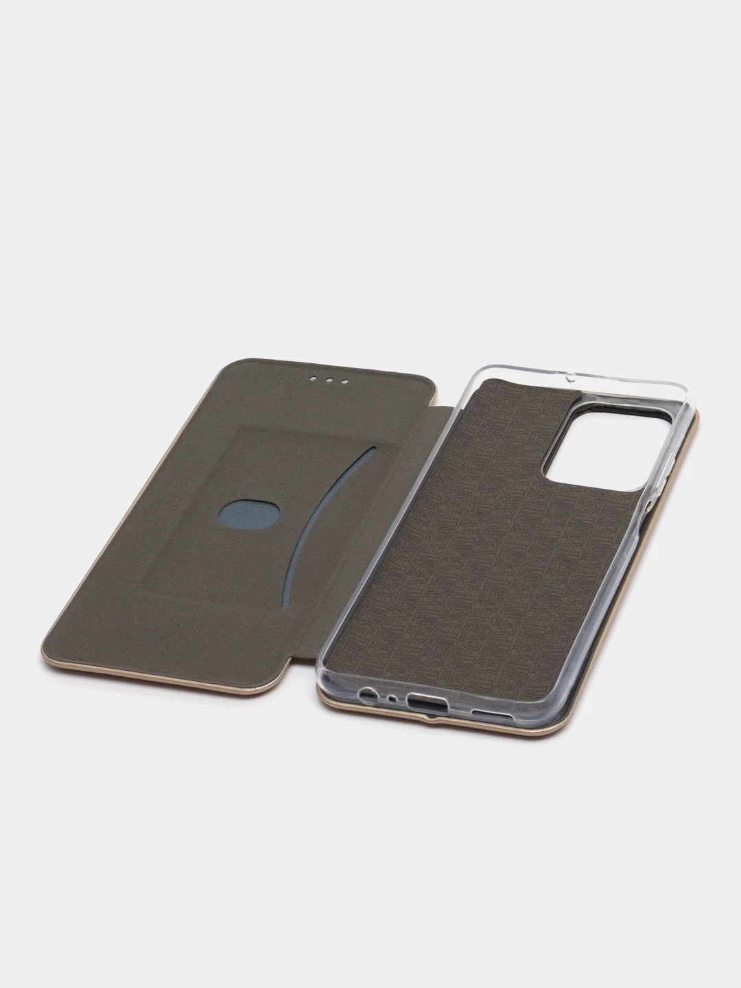 Золотой чехол-книжка для HONOR X7a / X7a Plus + Хонор Х7А Плюс