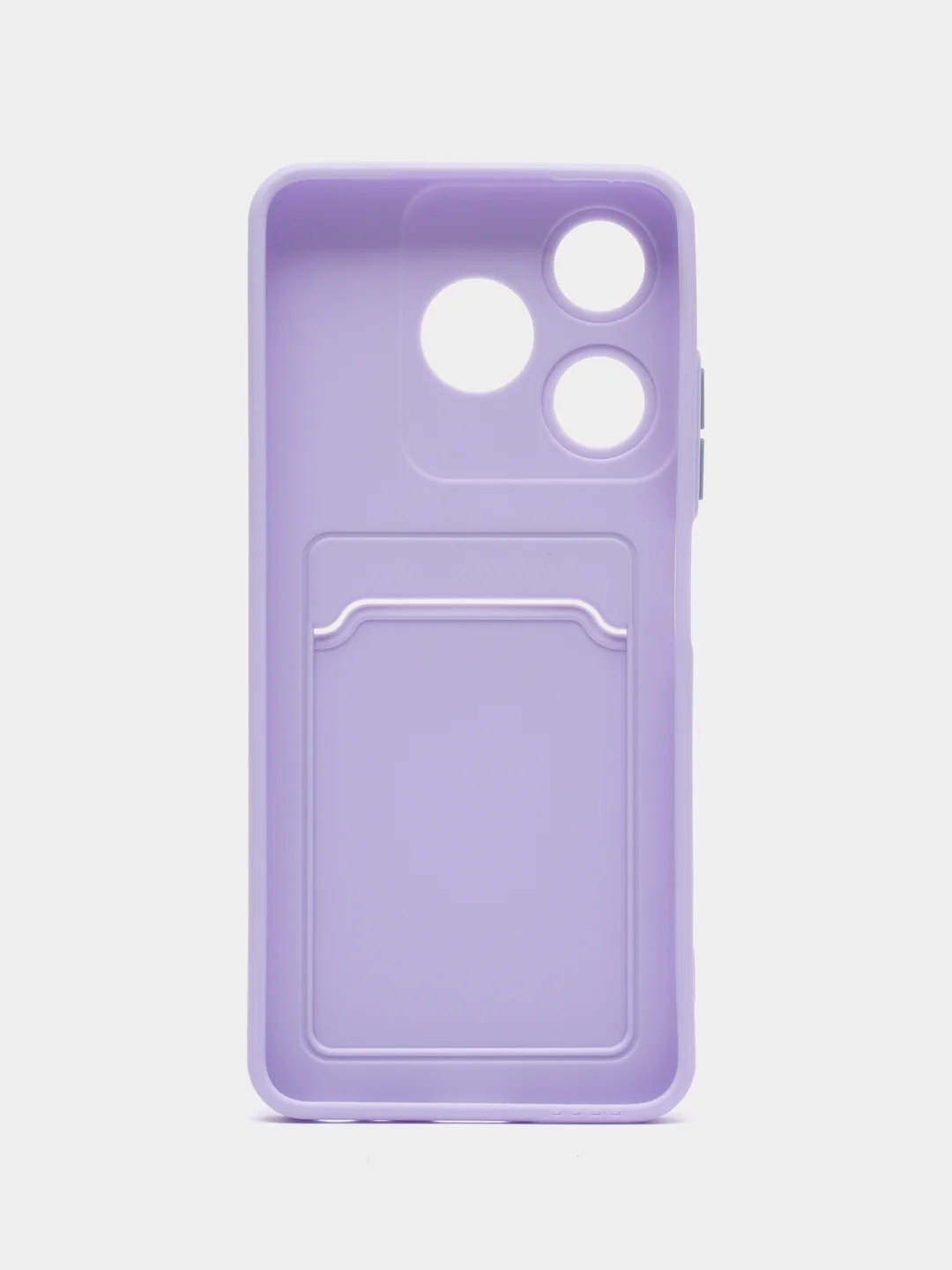 Лавандовый чехол для Tecno Spark 10/Spark 10C (Техно Спарк 10/10С), с карманом для карт
