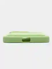 Зеленый чехол для iPhone 13 Pro (Айфон 13 Про), силиконовый, с защитой камеры