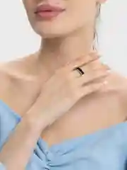 Серебряный кольцо температурное, кольцо-термометр