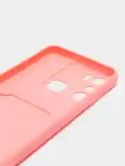 Пудровый силиконовый чехол для Infinix Hot 20i (Инфиникс Хот 20ай)