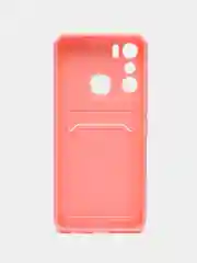 Пудровый силиконовый чехол для Infinix Hot 20i (Инфиникс Хот 20ай)