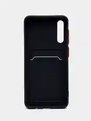Темно-синий силиконовый чехол Samsung Galaxy A50, A50s, A30s (Самсунг Галакси А50, А30С), прозрачный