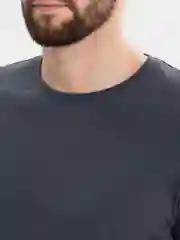 Синий меланж футболка мужская