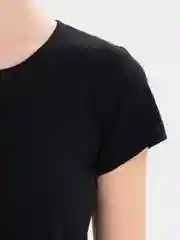 Футболка женская, хлопок, черная