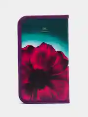 Бирюзовый пенал школьный аниме, 1 секция, 115 х 205 х 30 мм