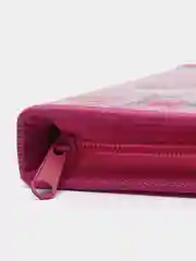 Розовый пенал школьный аниме, 1 секция, 115 х 205 х 30 мм