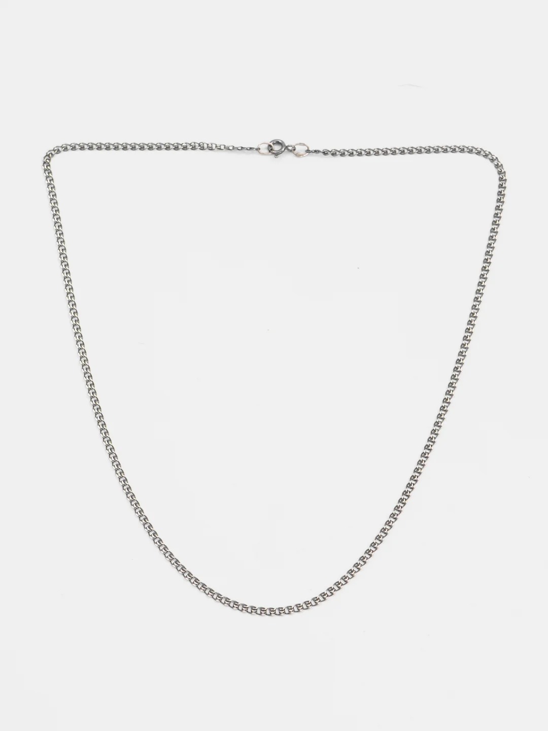 Цепь из серебра 925, черненная