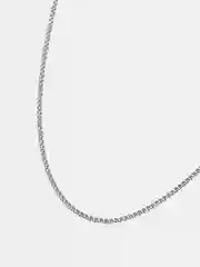 Цепь из серебра 925, черненная