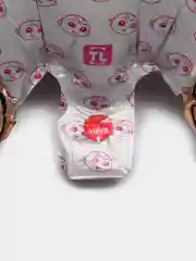 Белый воздушный шар на выписку фольгированный