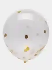 Золотой фонтан из воздушных шаров, 10 штук