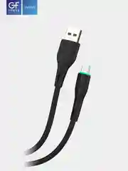 Кабель USB на Type-C "GFPower F16T", с индикацией, 1 м, 3.6A, ПВХ