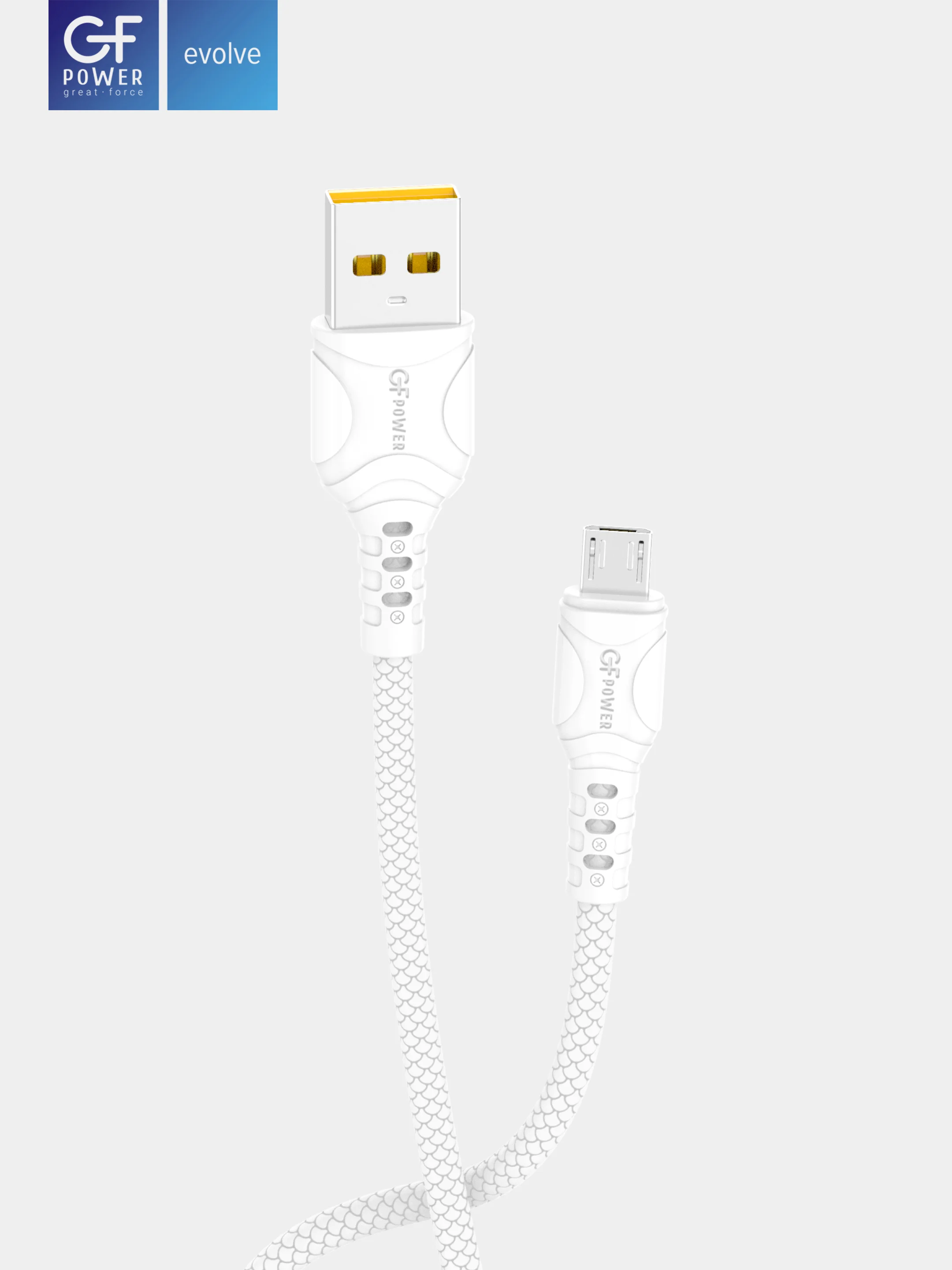 Кабель USB на Micro-USB GFPower F08M, 1 м, 3.6 A, ПВХ