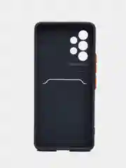 Темно-синий чехол для Samsung Galaxy A53 5G (Самсунг Галакси А53), силиконовый, матовый